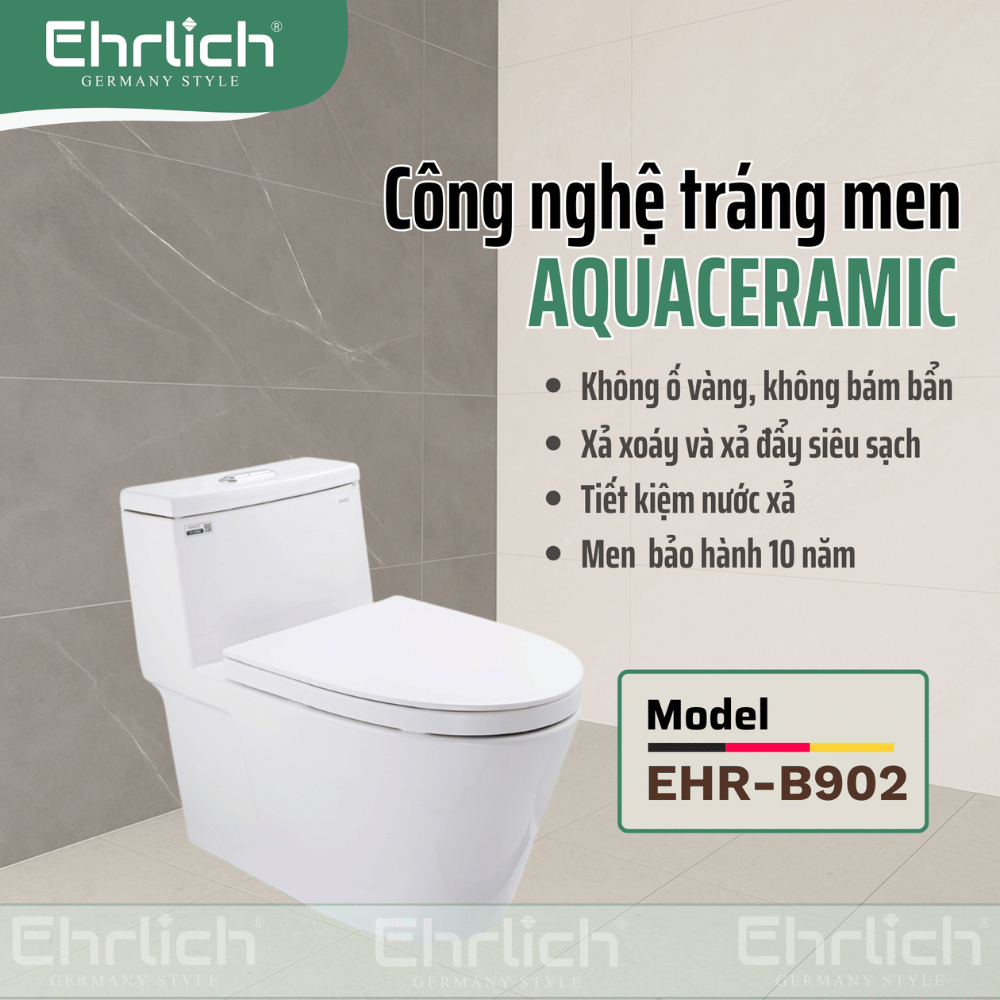 Bồn cầu liền khối  EHR-902