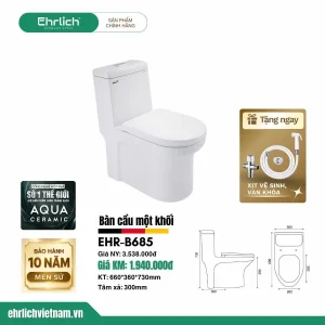 Bồn cầu EHR-B685