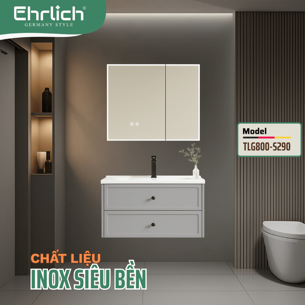 Tủ chậu cao cấp <br> TLG800-S290