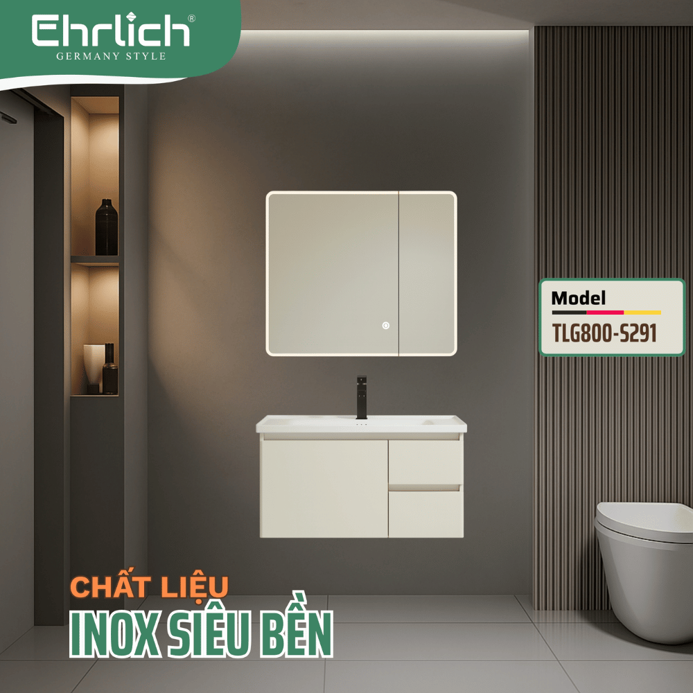 Tủ chậu cao cấp <br> TLG800-S291