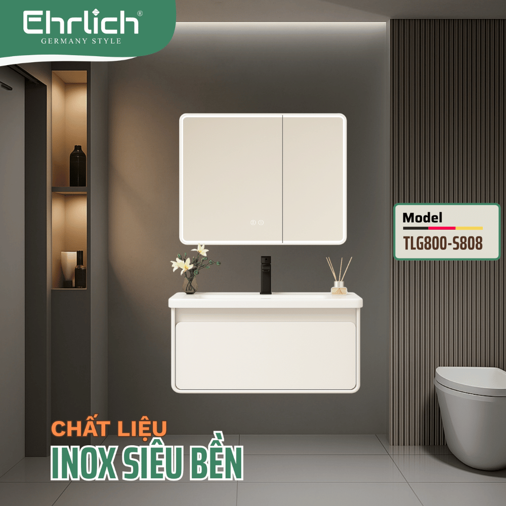 Tủ chậu cao cấp <br> TLG800-S808