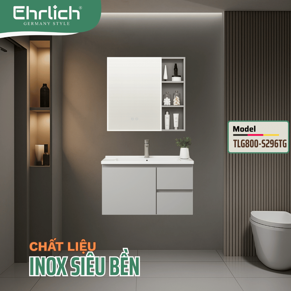 Tủ chậu cao cấp <br> TLG800-S296TG