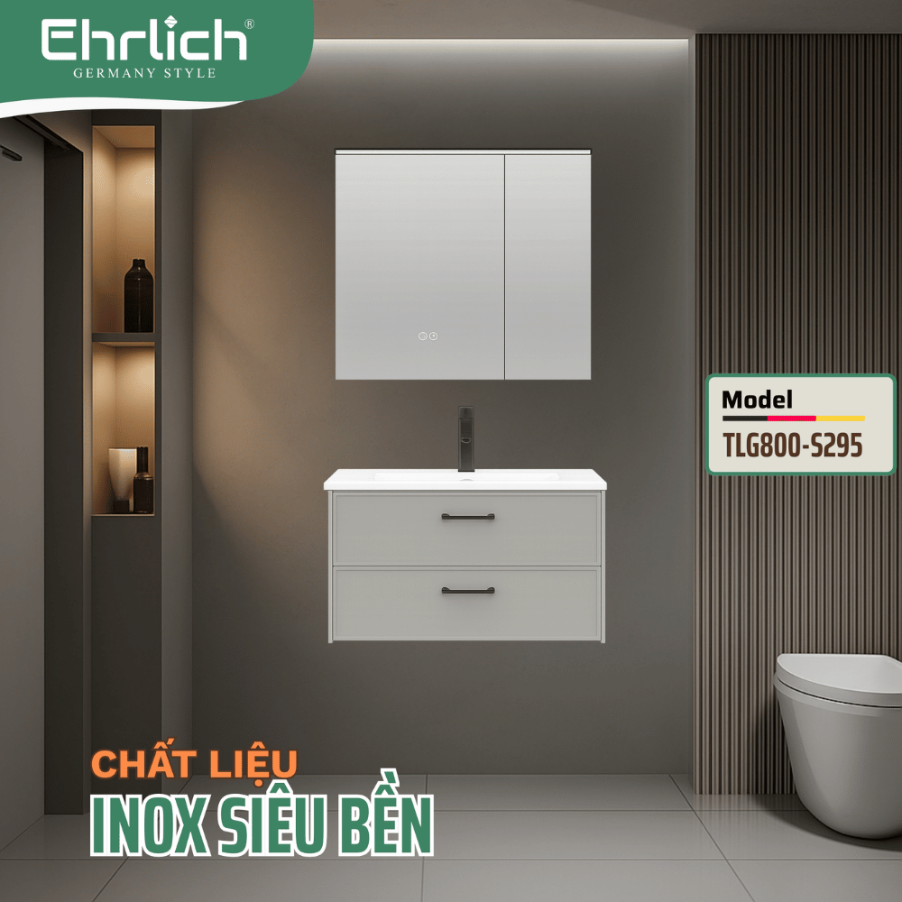 Tủ chậu cao cấp <br> TLG800-S295