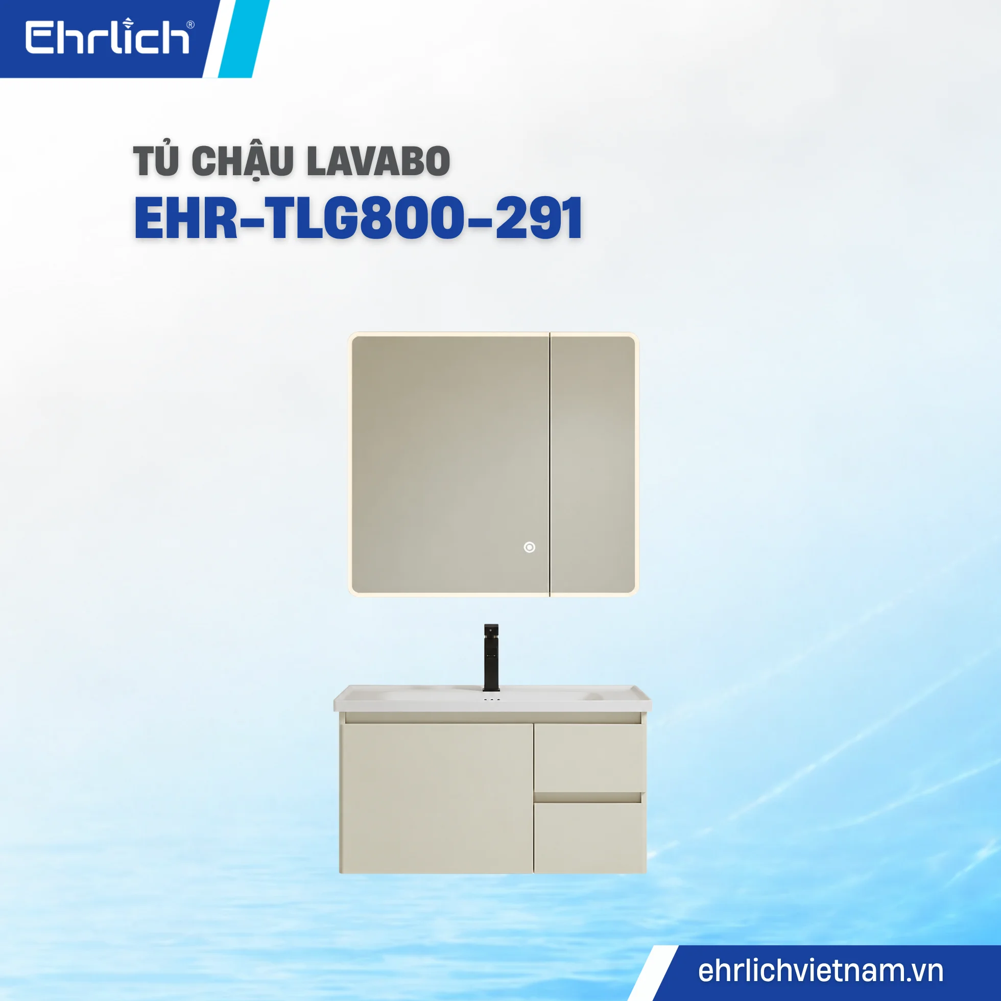 Tủ chậu cao cấp TLG800-S291