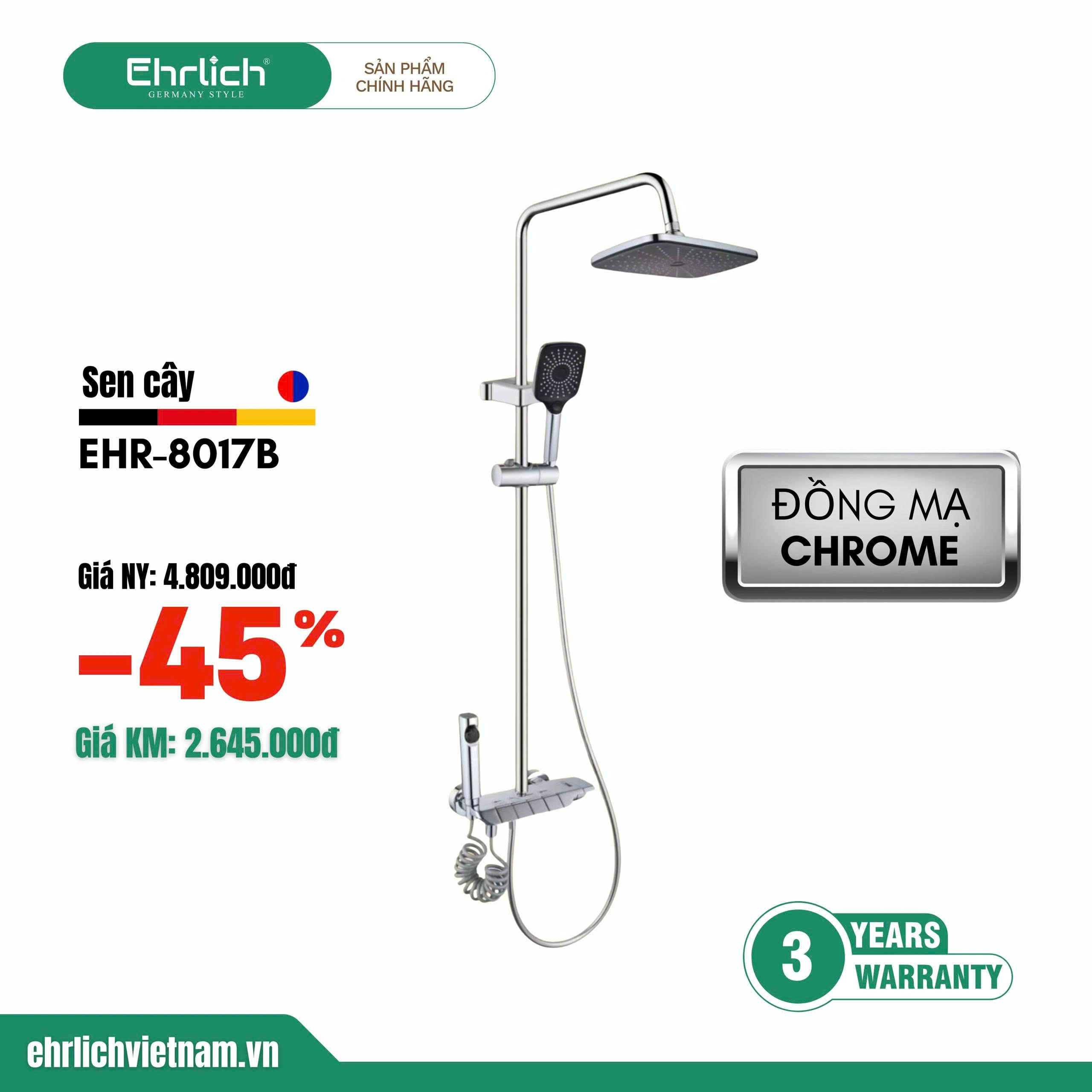 Sen cây phím đàn EHR-SC8017B