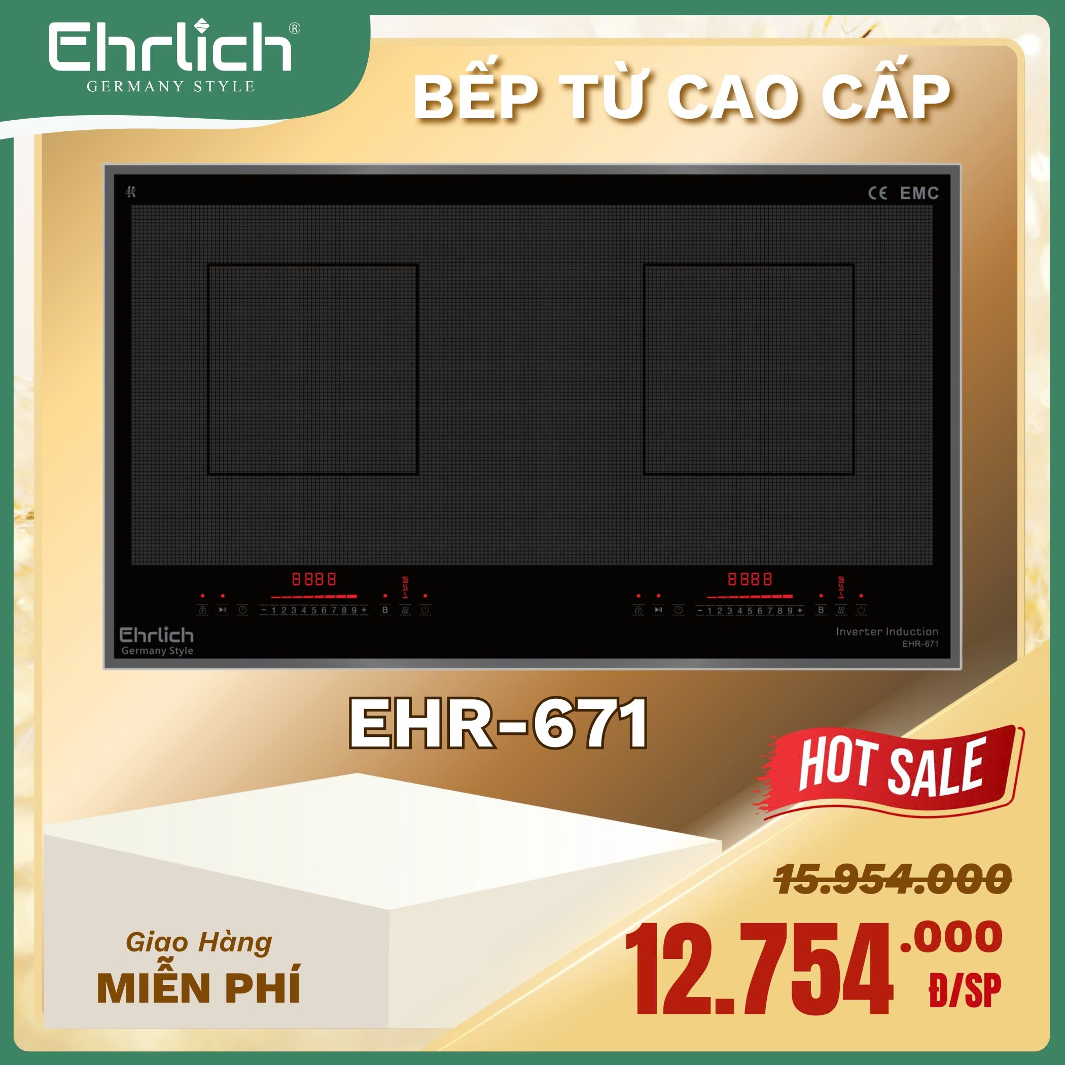 Bếp từ cao cấp EHR-671