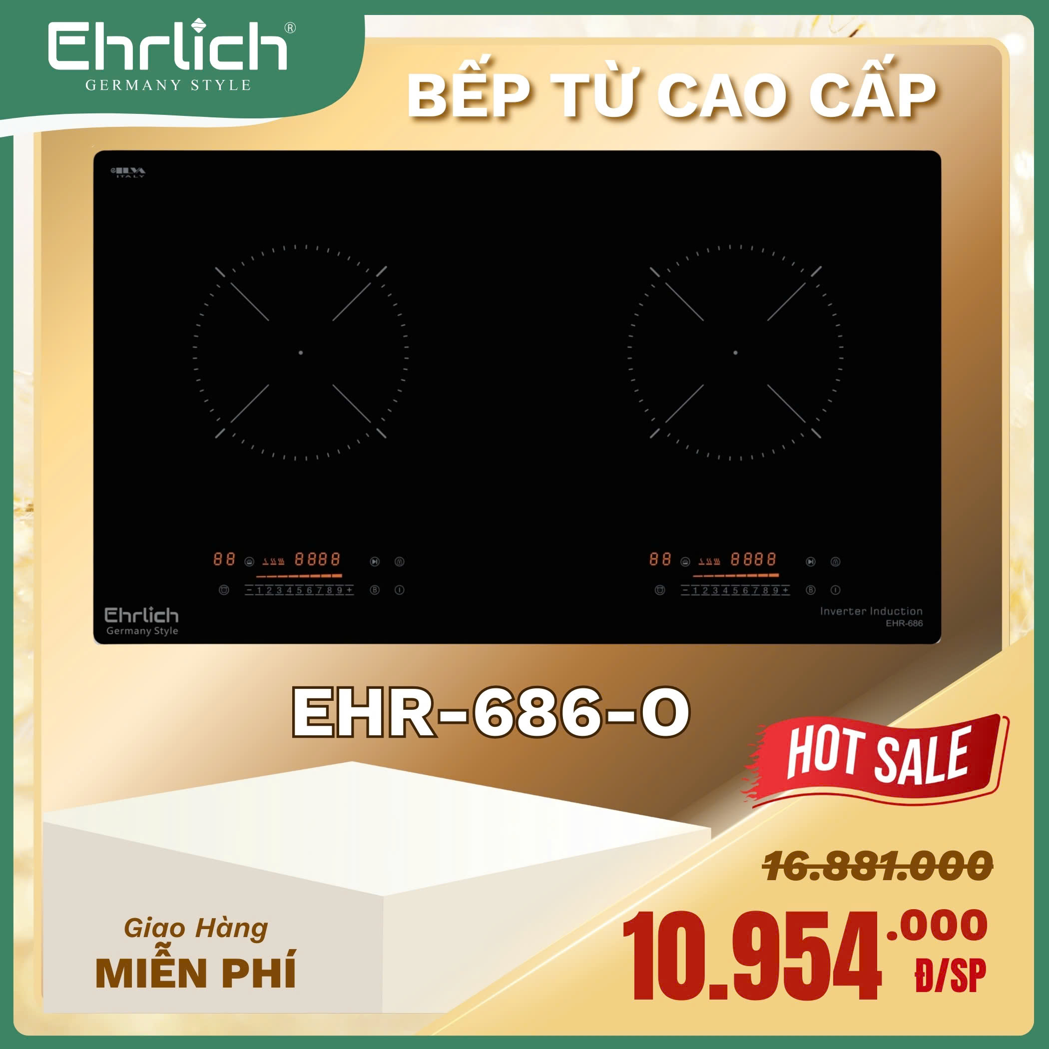 Bếp từ cao cấp EHR-686-O