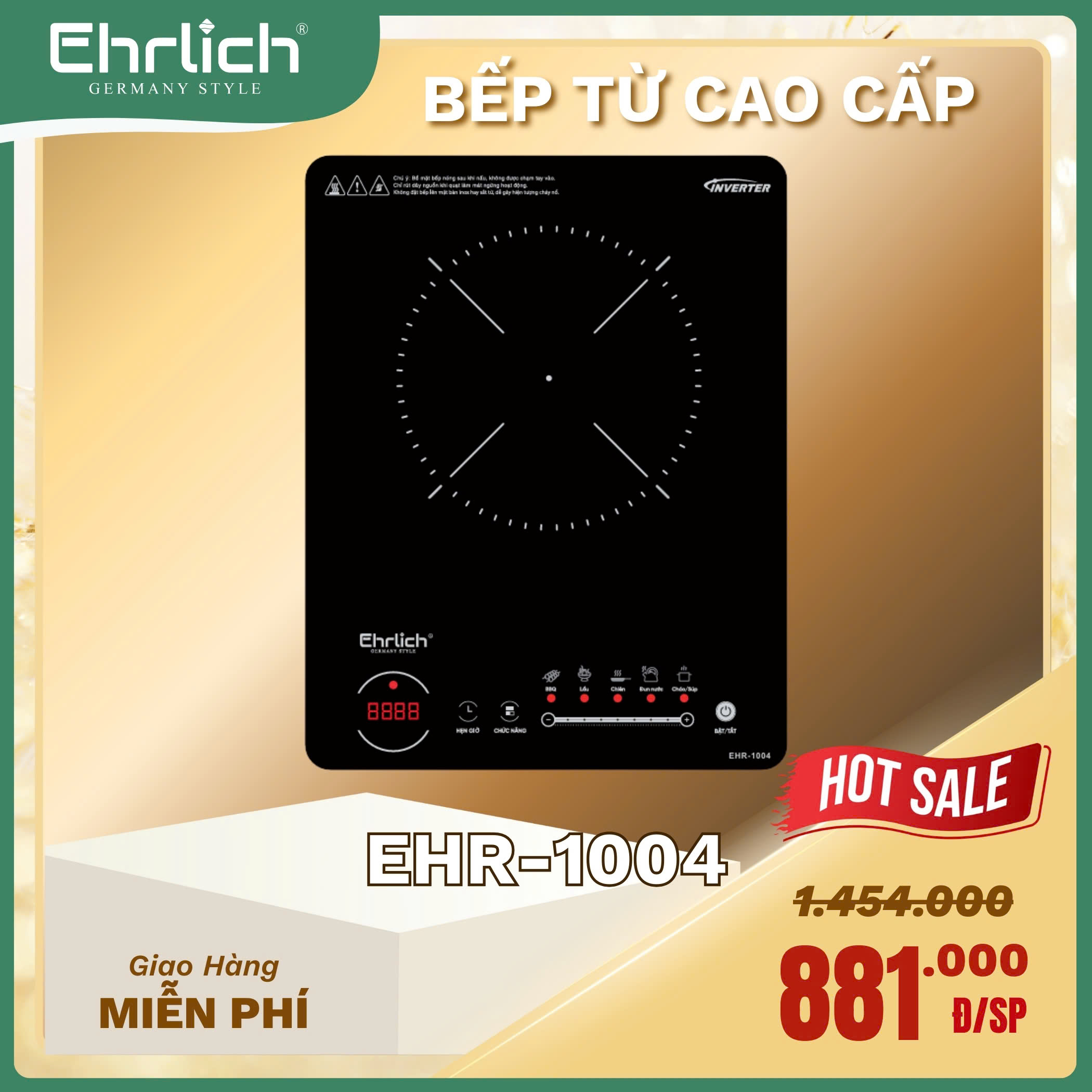 Bếp từ đơn cao cấp EHR-1004