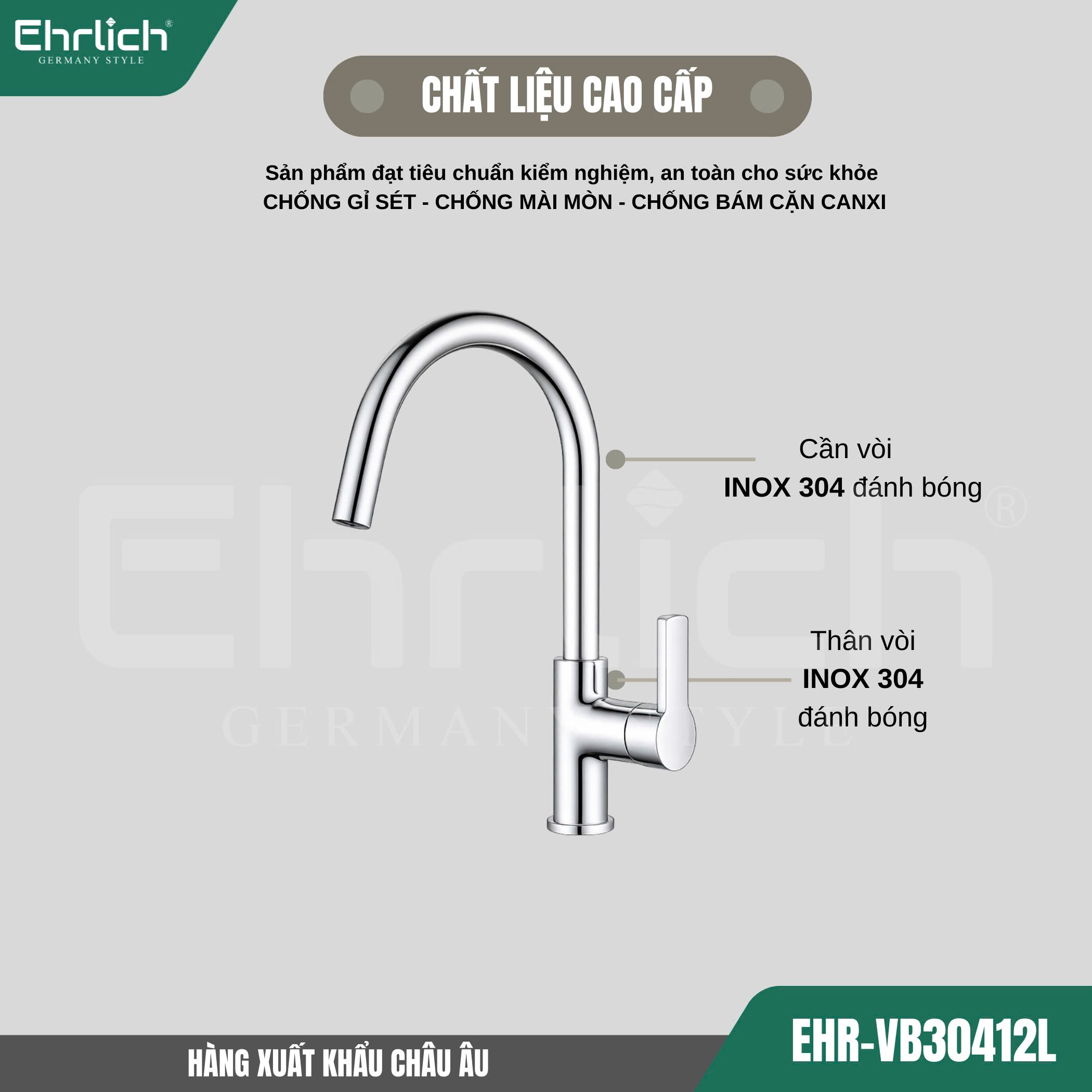 Vòi rửa bát EHR-VB30412L