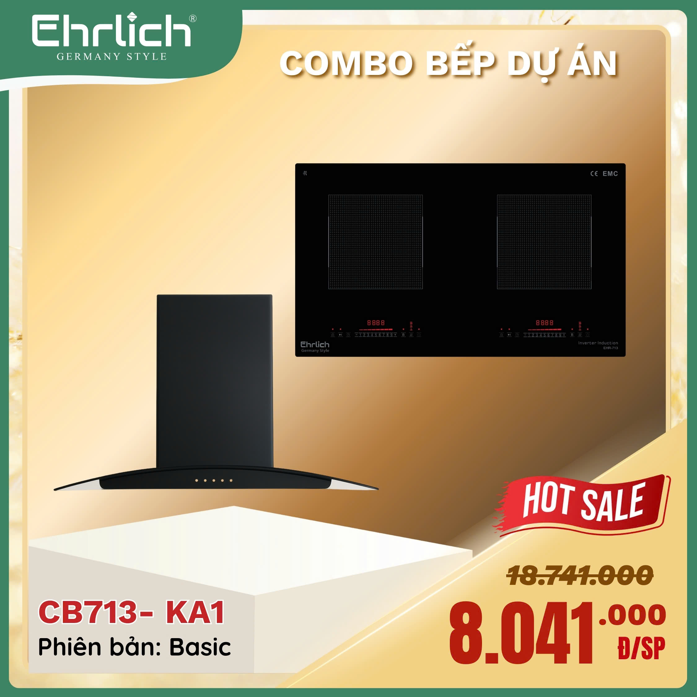 Combo bếp CB713-KA - Basic