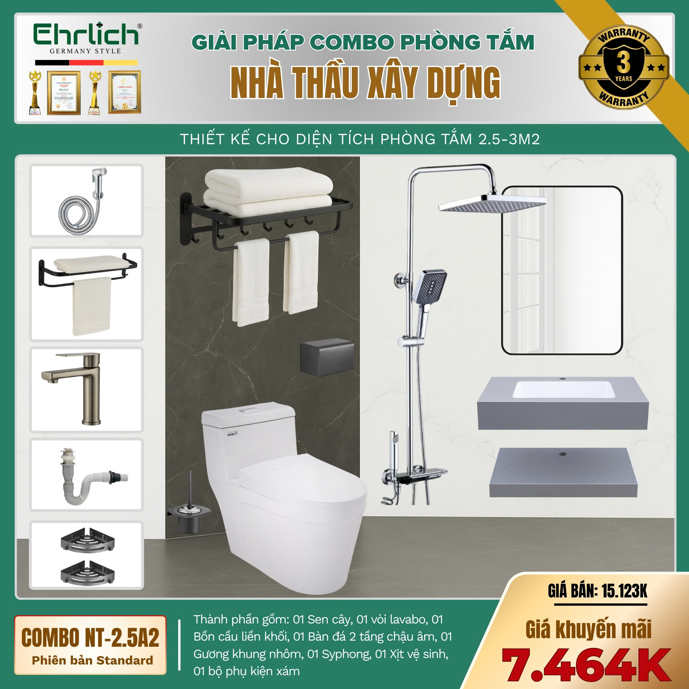 Combo NT-2.5A - Standard