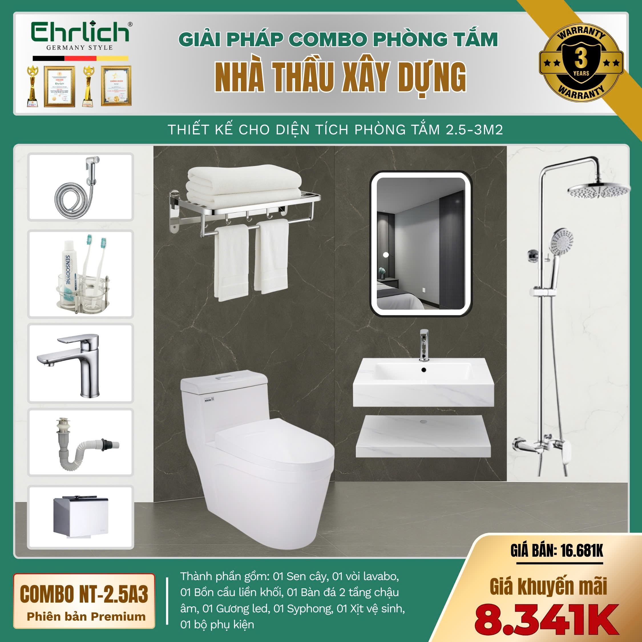 Combo NT-2.5A - Premium