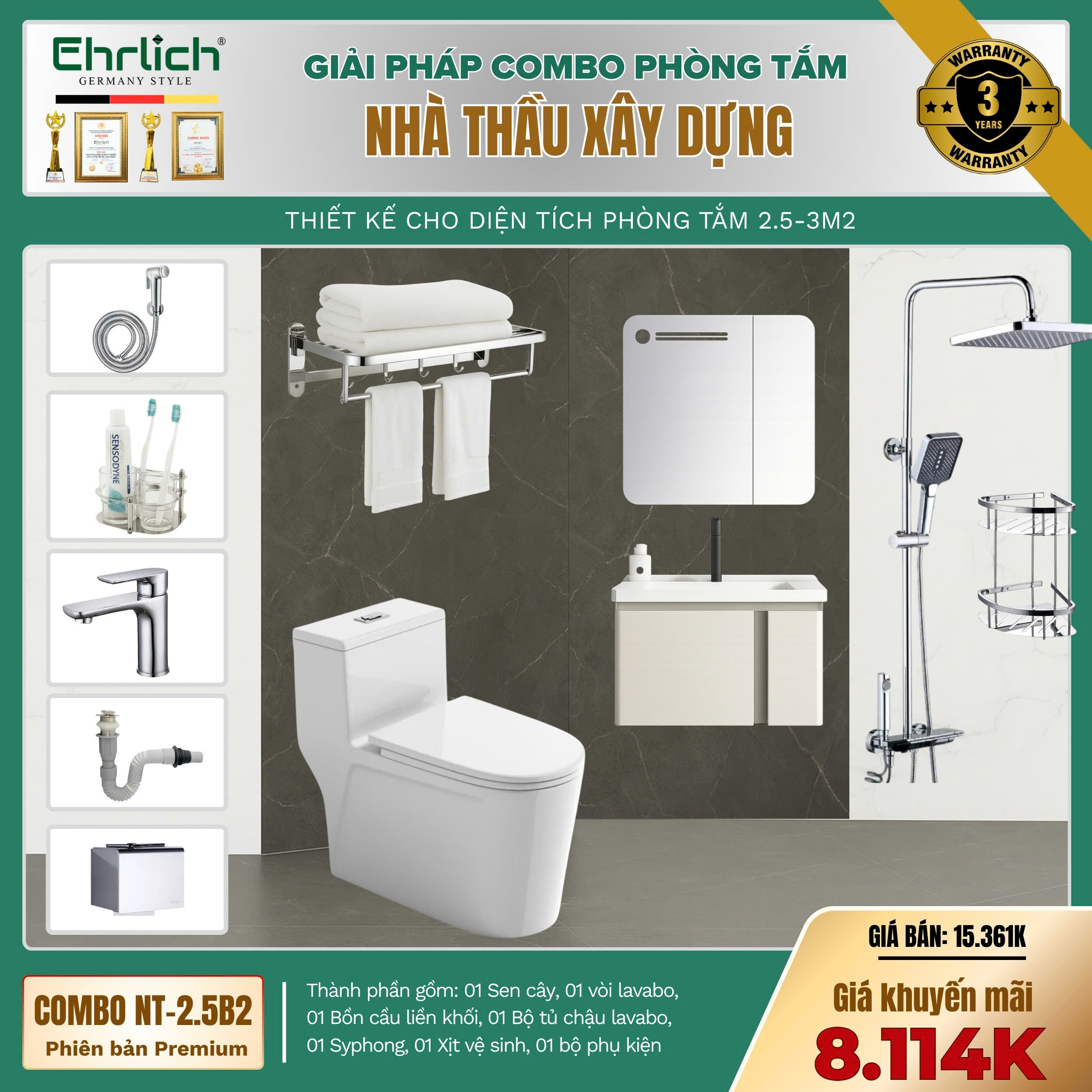 Combo NT-2.5B - Standard