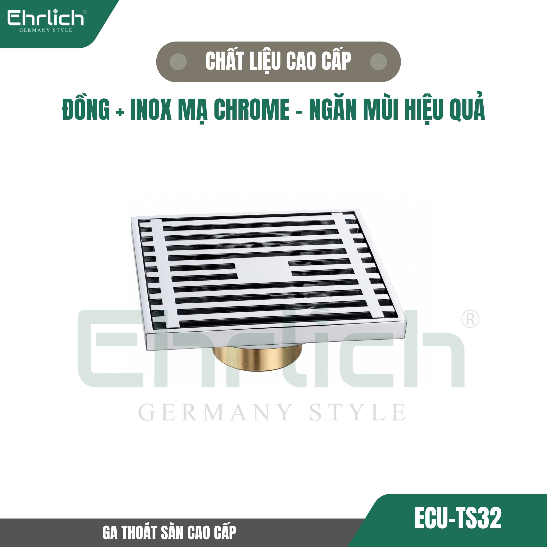 Ga thoát sàn cao cấp TS32