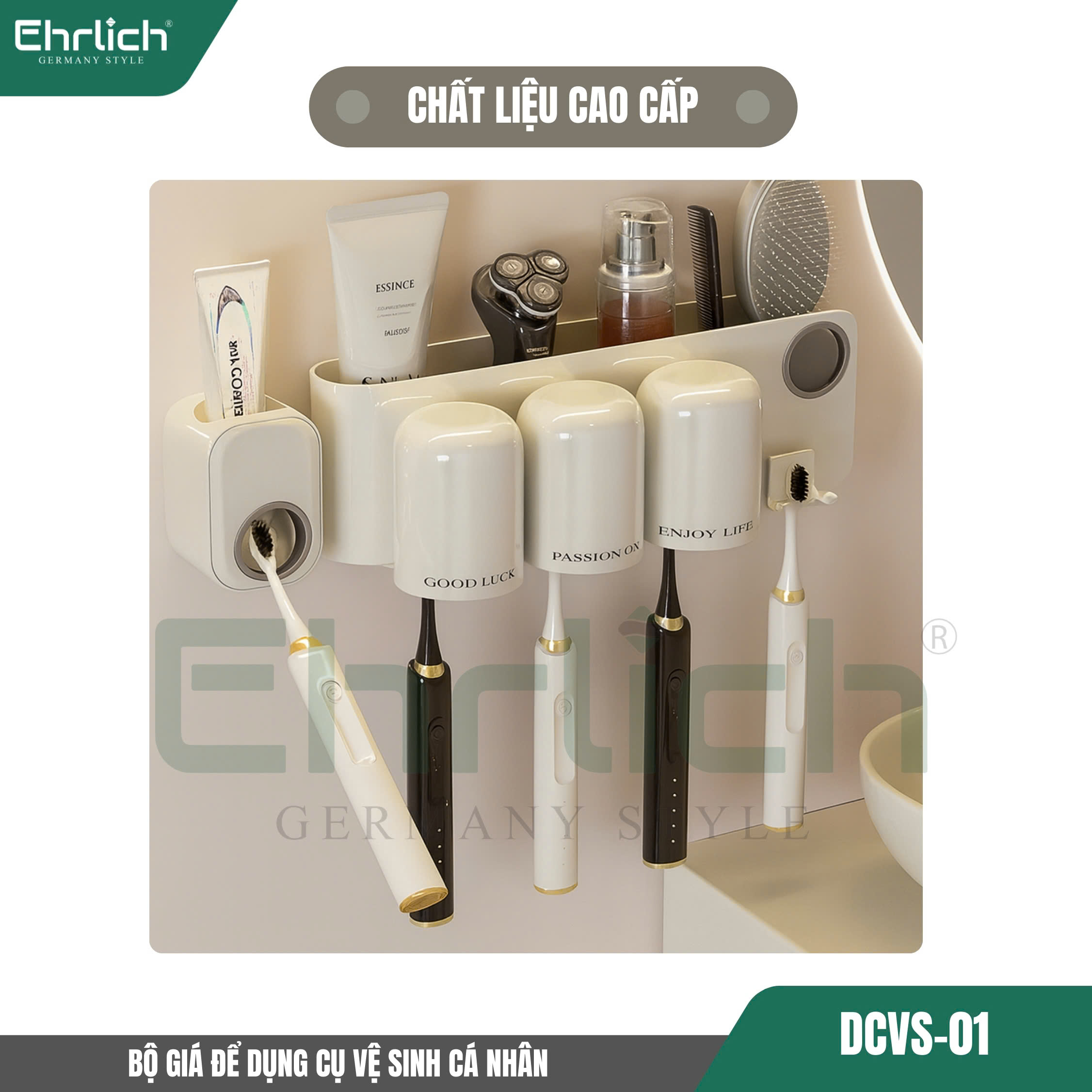 Bộ giá để dụng cụ vệ sinh cá nhân DCVS-01