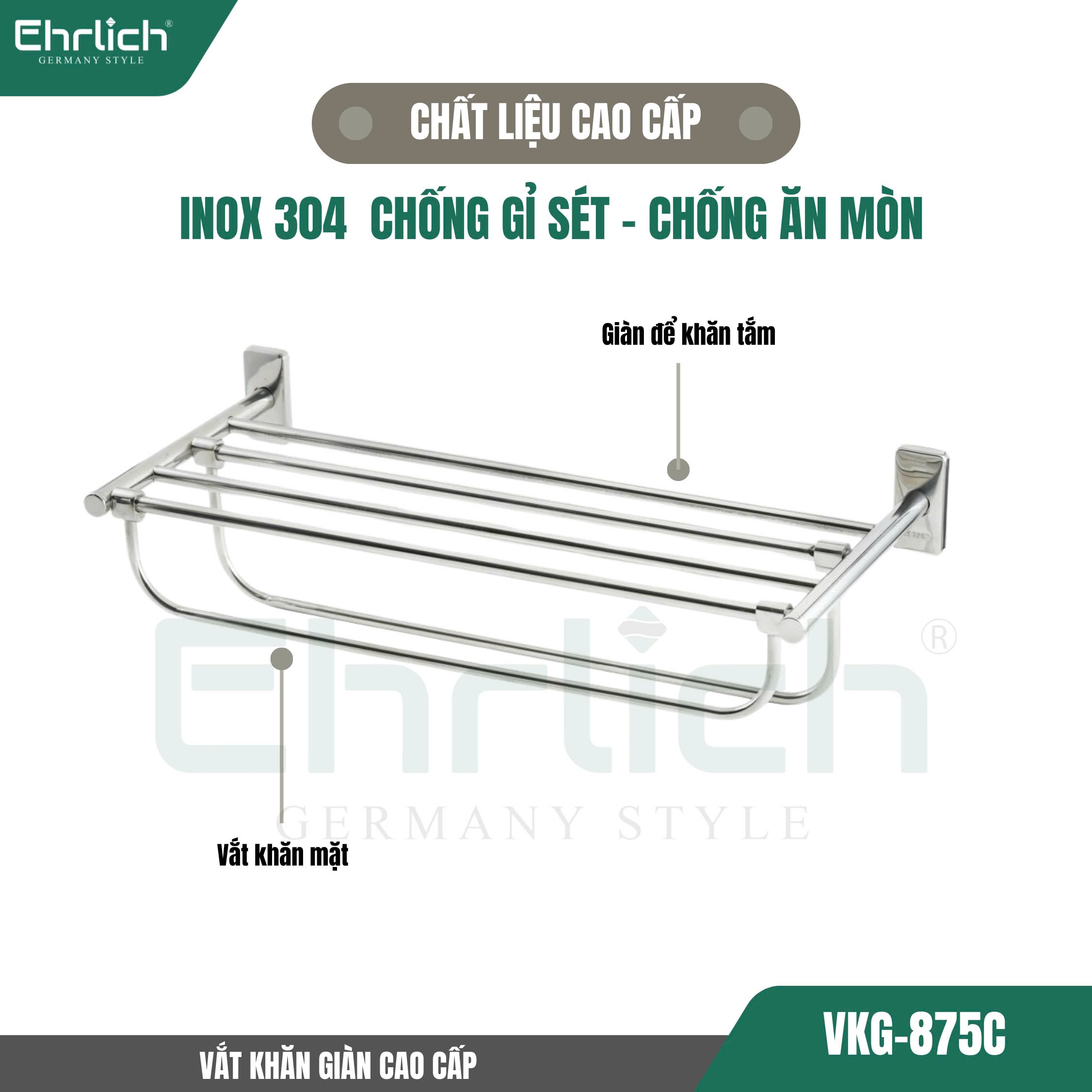 Vắt khăn giàn cao cấp 875C