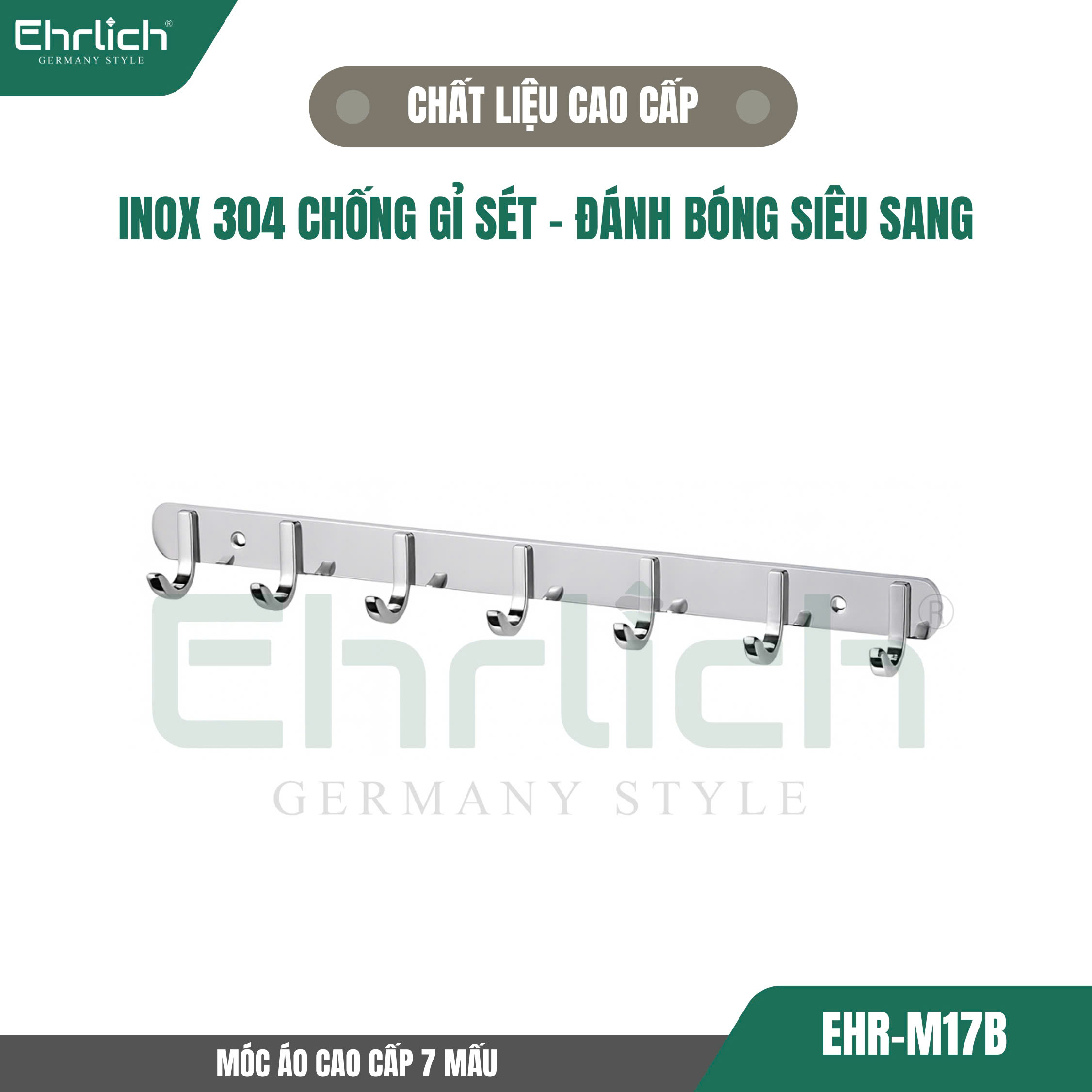 Móc áo cao cấp 7 mấu M17B