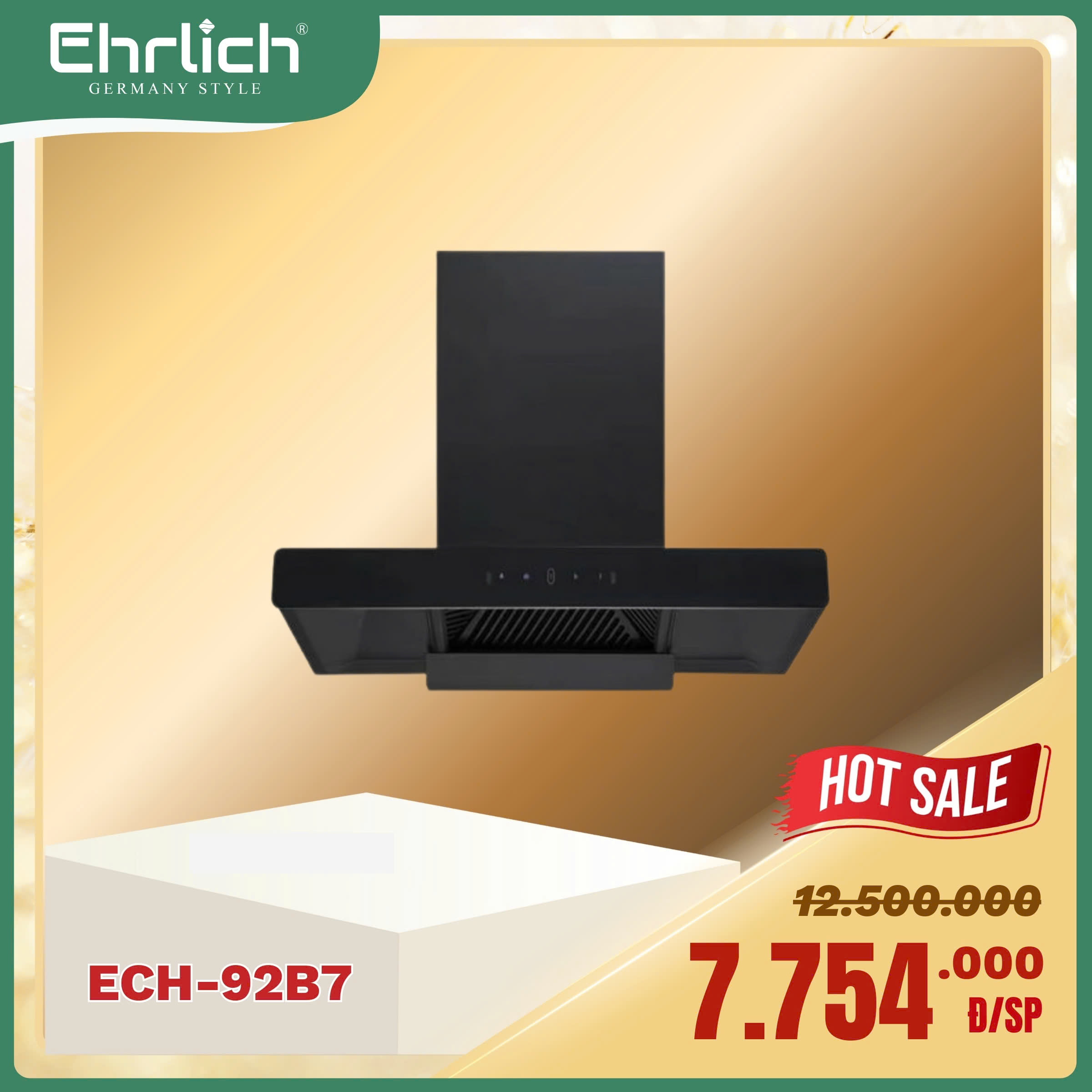 Hút mùi cảm ứng ECH-92B7