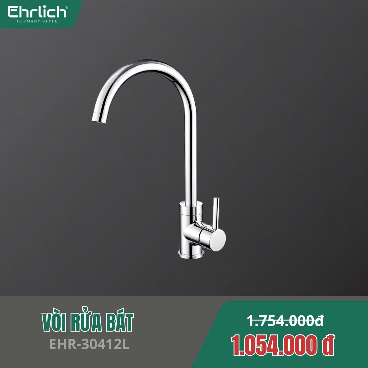 Vòi rửa bát EHR-30412L
