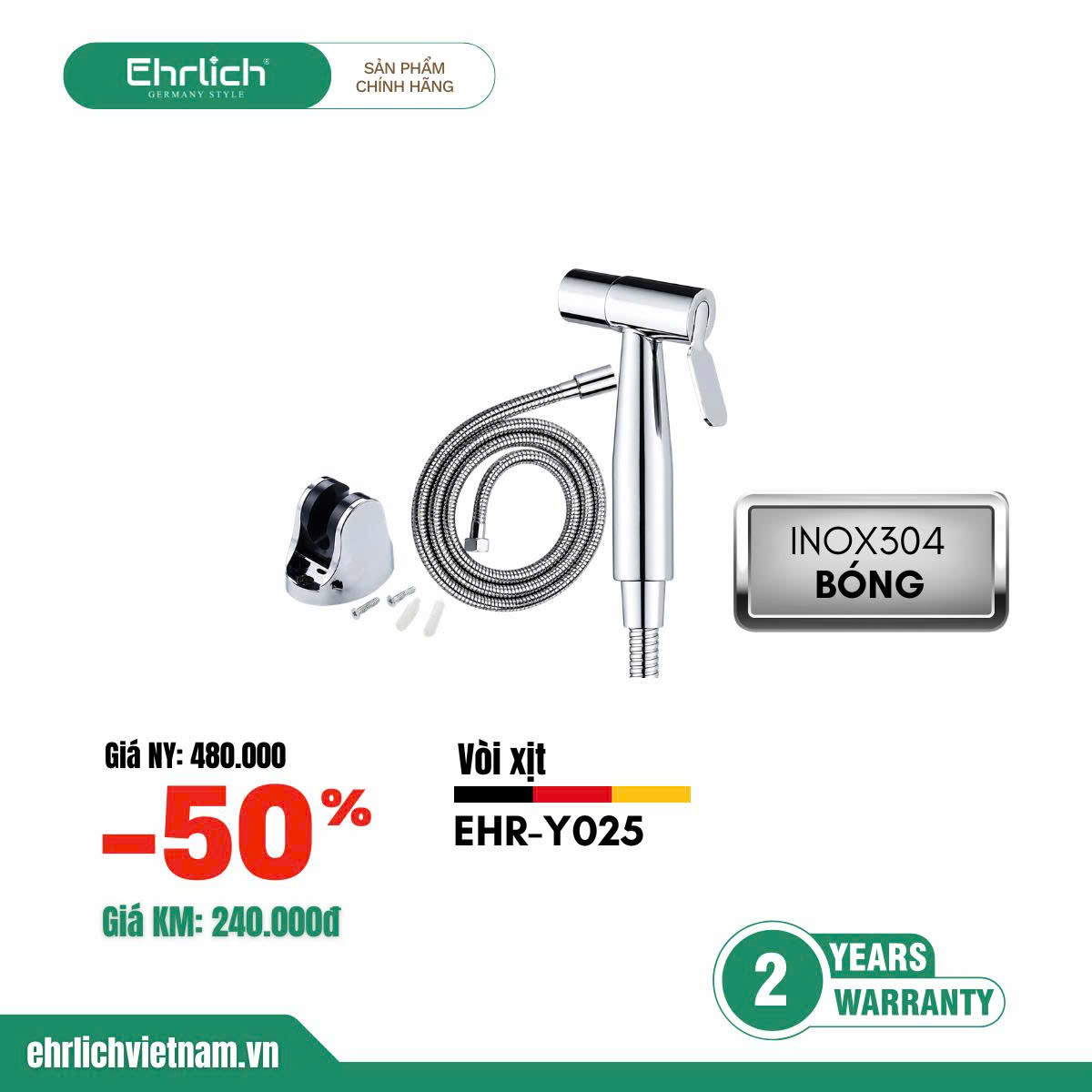 Xịt vệ sinh cao cấp Y025