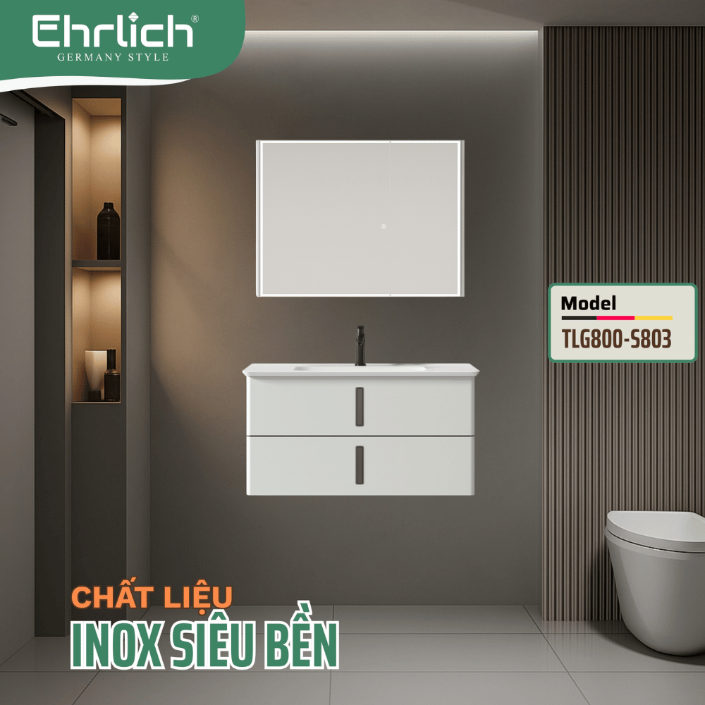 Tủ chậu cao cấp <br> TLG800-S803