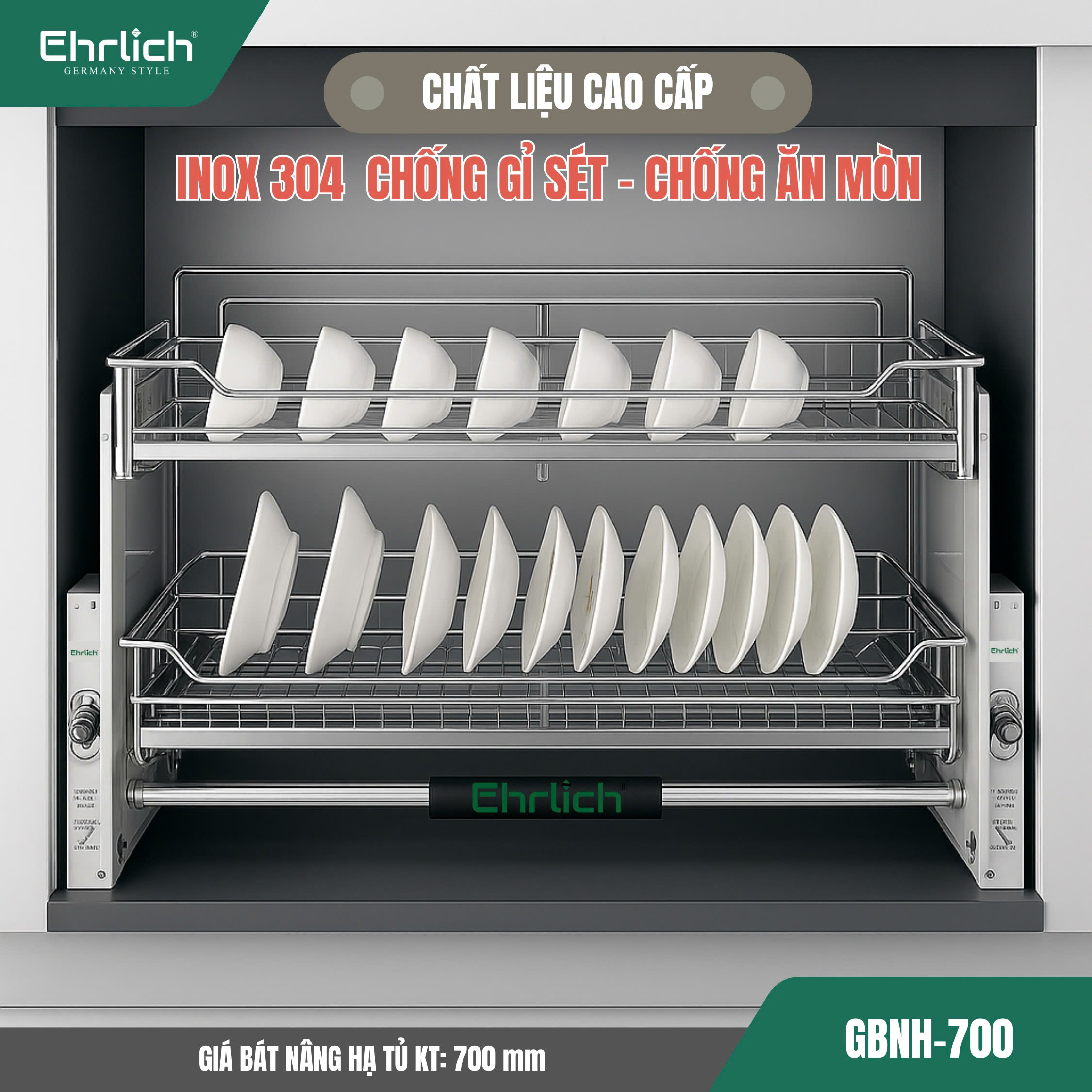 Giá bát nâng hạ - 700mm