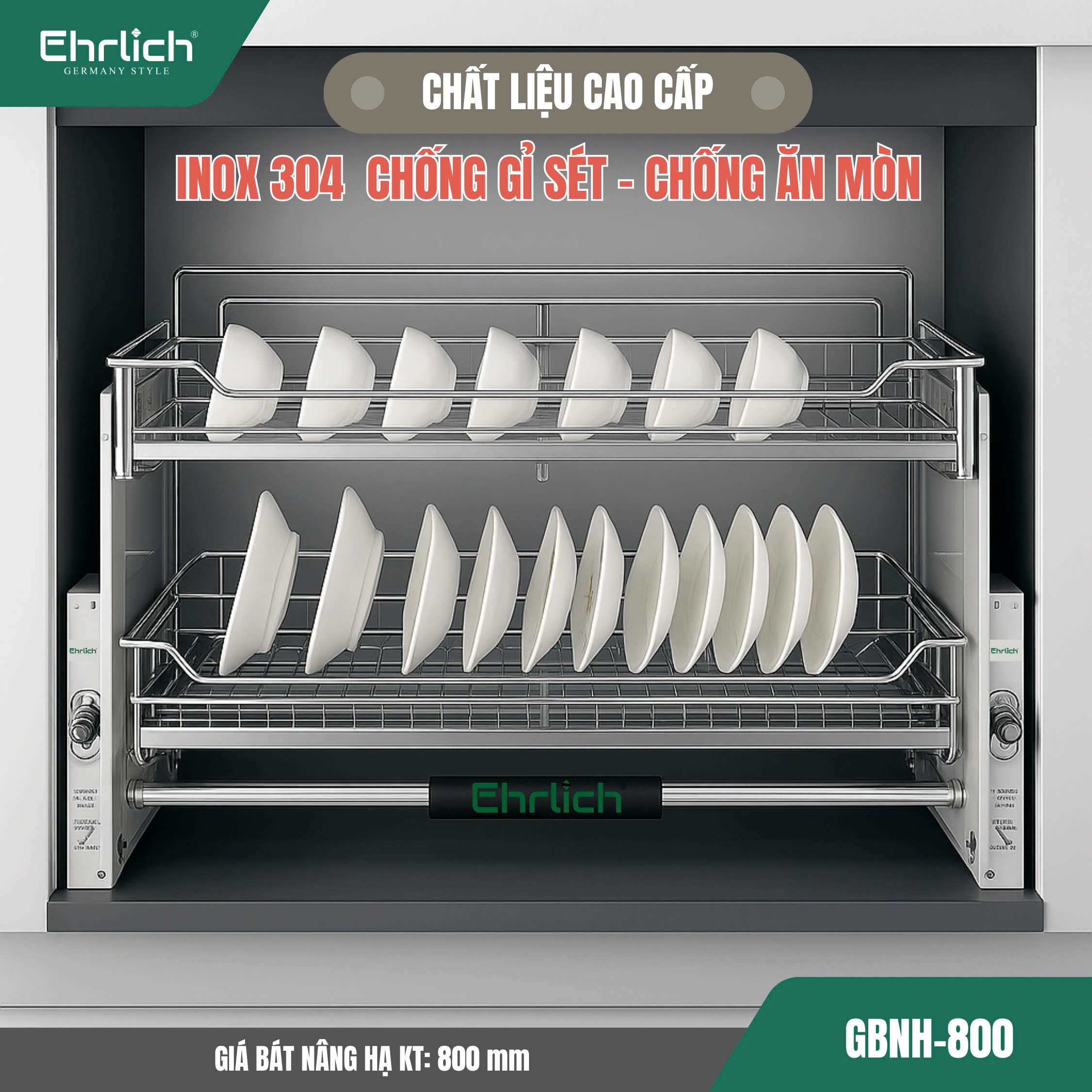 Giá bát nâng hạ - 800mm