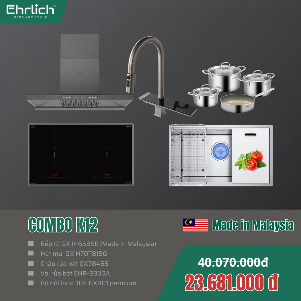 Combo Bếp EHR-K12