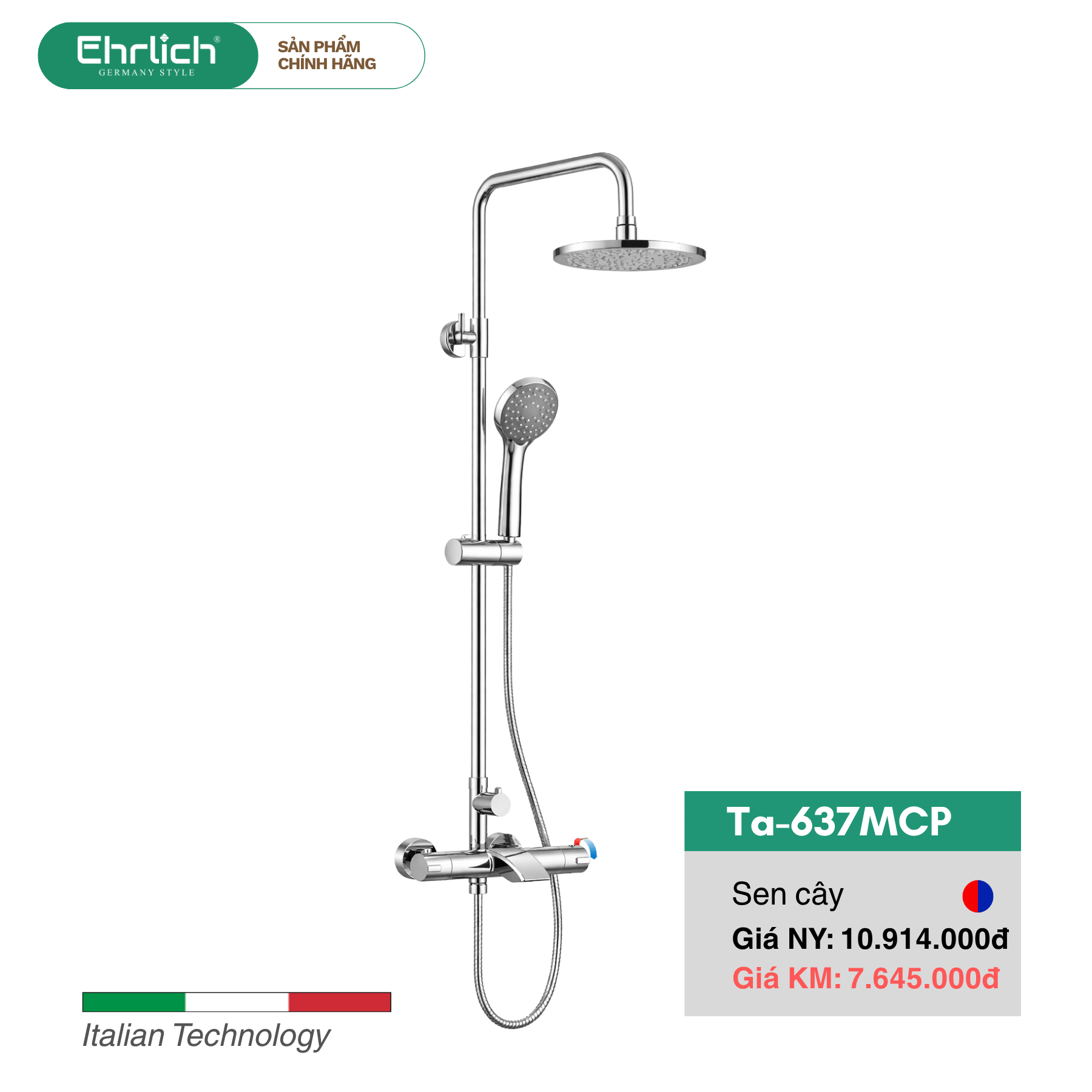 Sen Cây Nhiệt Độ Nóng Lạnh Ta-637MCP