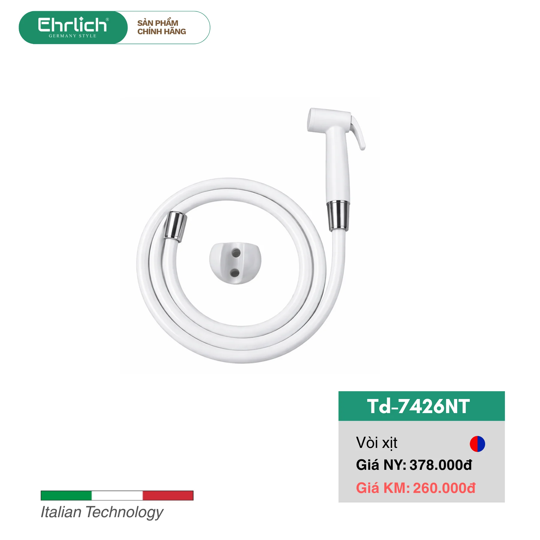 Vòi Xịt Vệ Sinh Td-7426NT