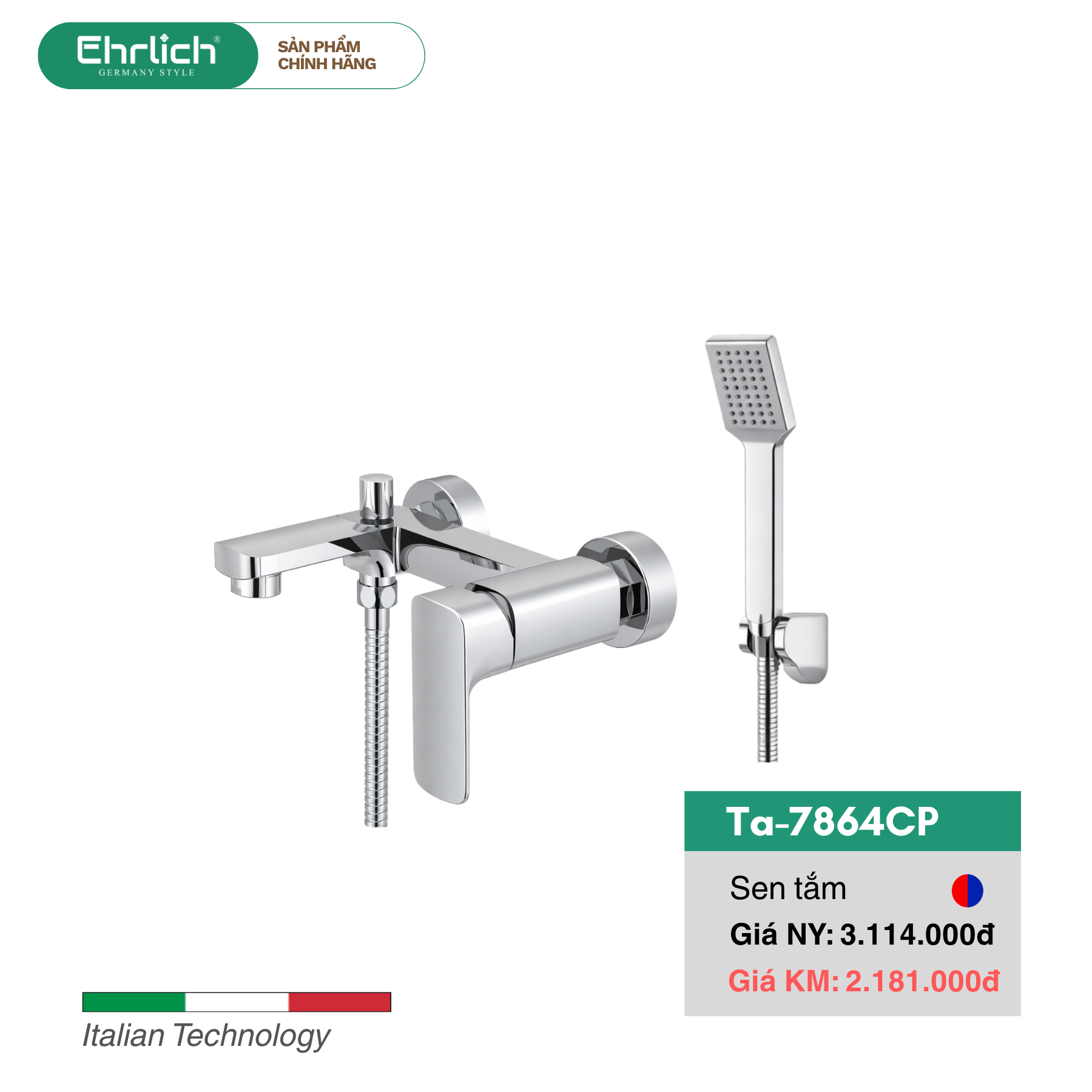 Sen Tắm Nóng Lạnh Ta-7864CP