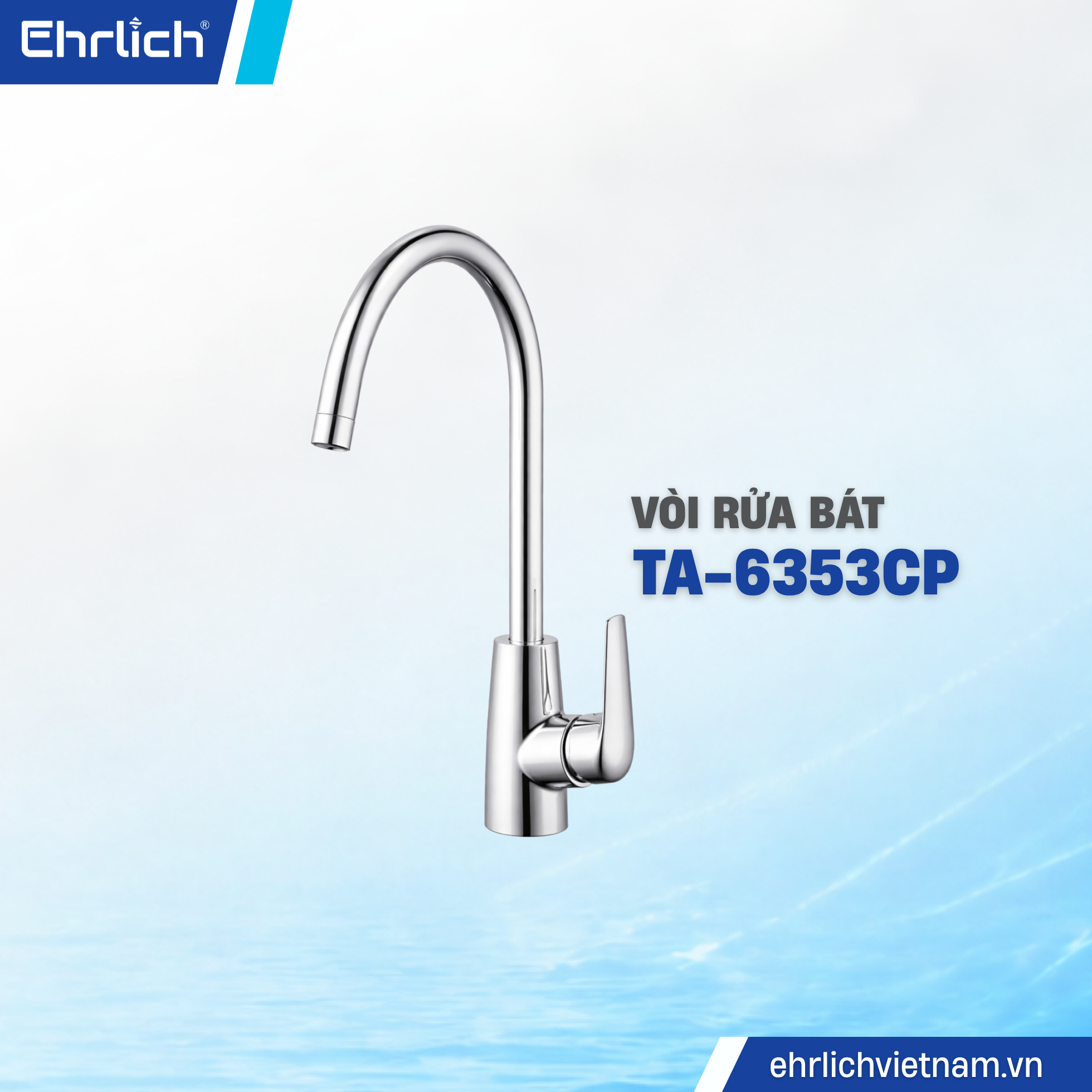 Vòi Rửa Bát Nóng Lạnh TA-6353CP