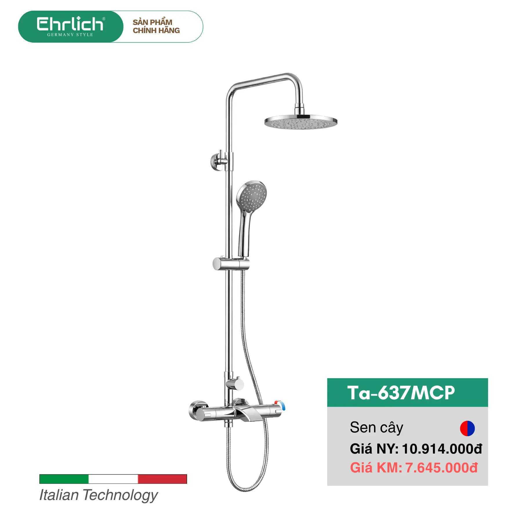 Sen Cây Nhiệt Độ Nóng Lạnh Ta-637MCP