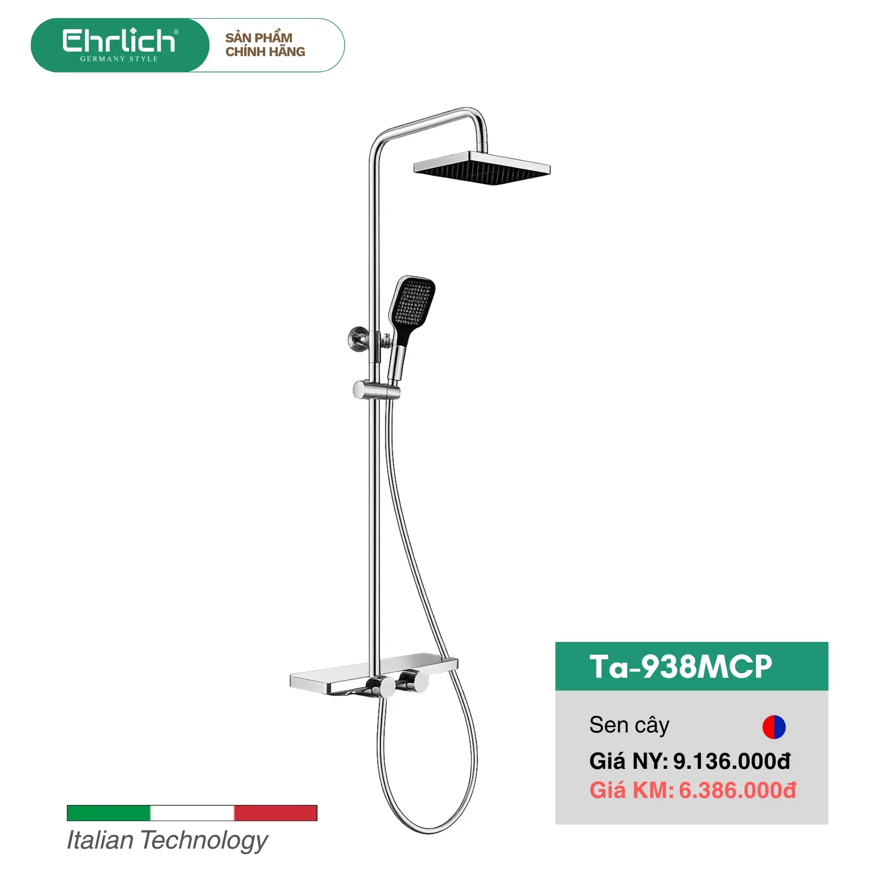 Sen Cây Nhiệt Độ Nóng Lạnh Ta-938MCP