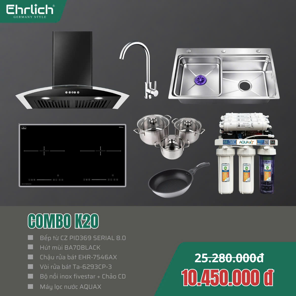 Combo Bếp K20