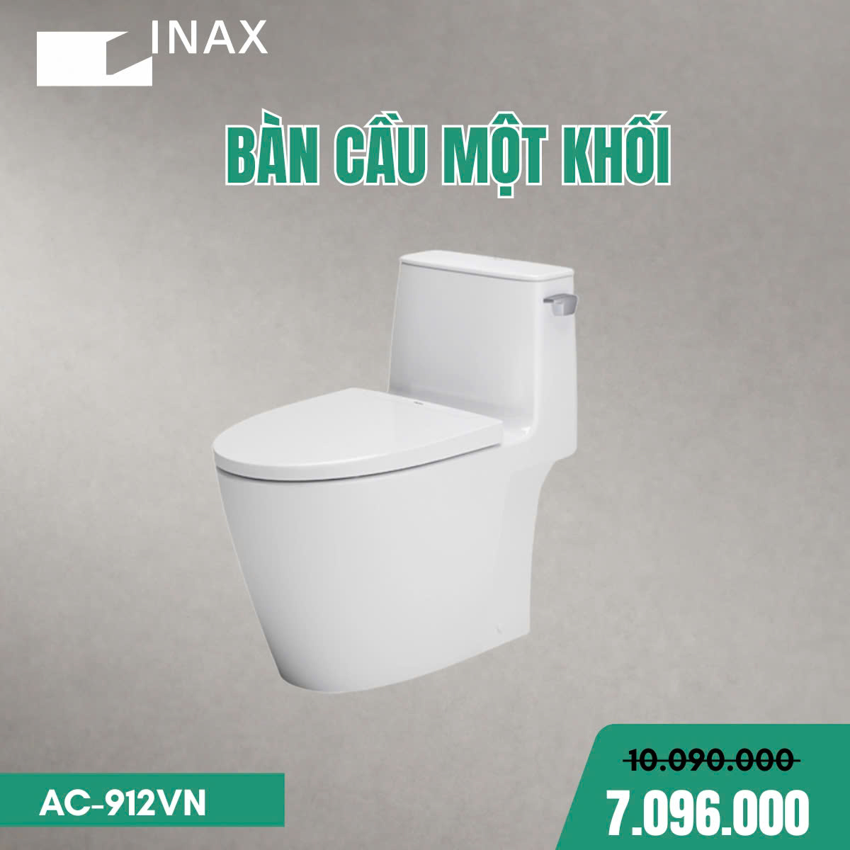 Bàn cầu 1 khối Inax  AC-912VN