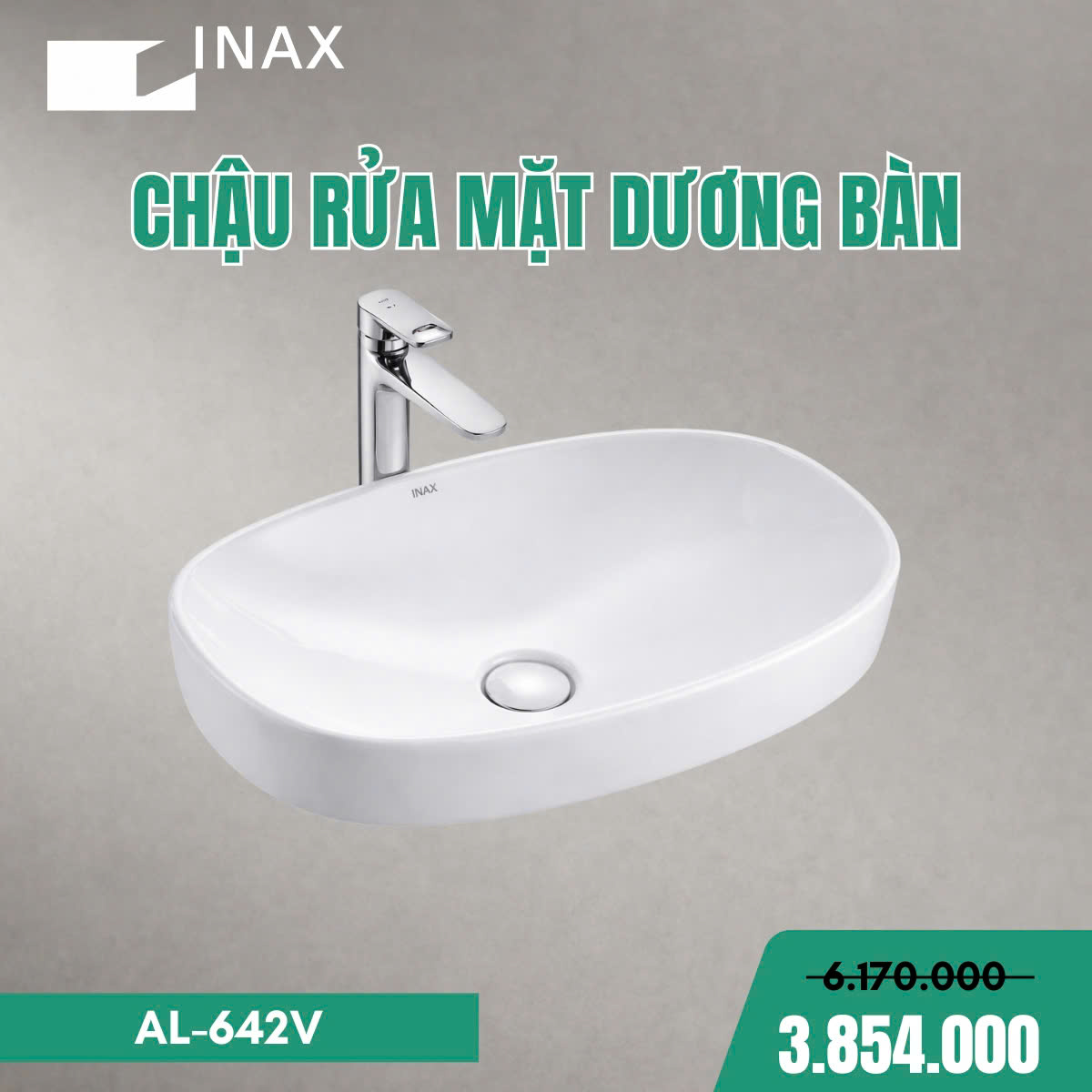 Chậu Rửa Đặt Bàn INAX AL-642V