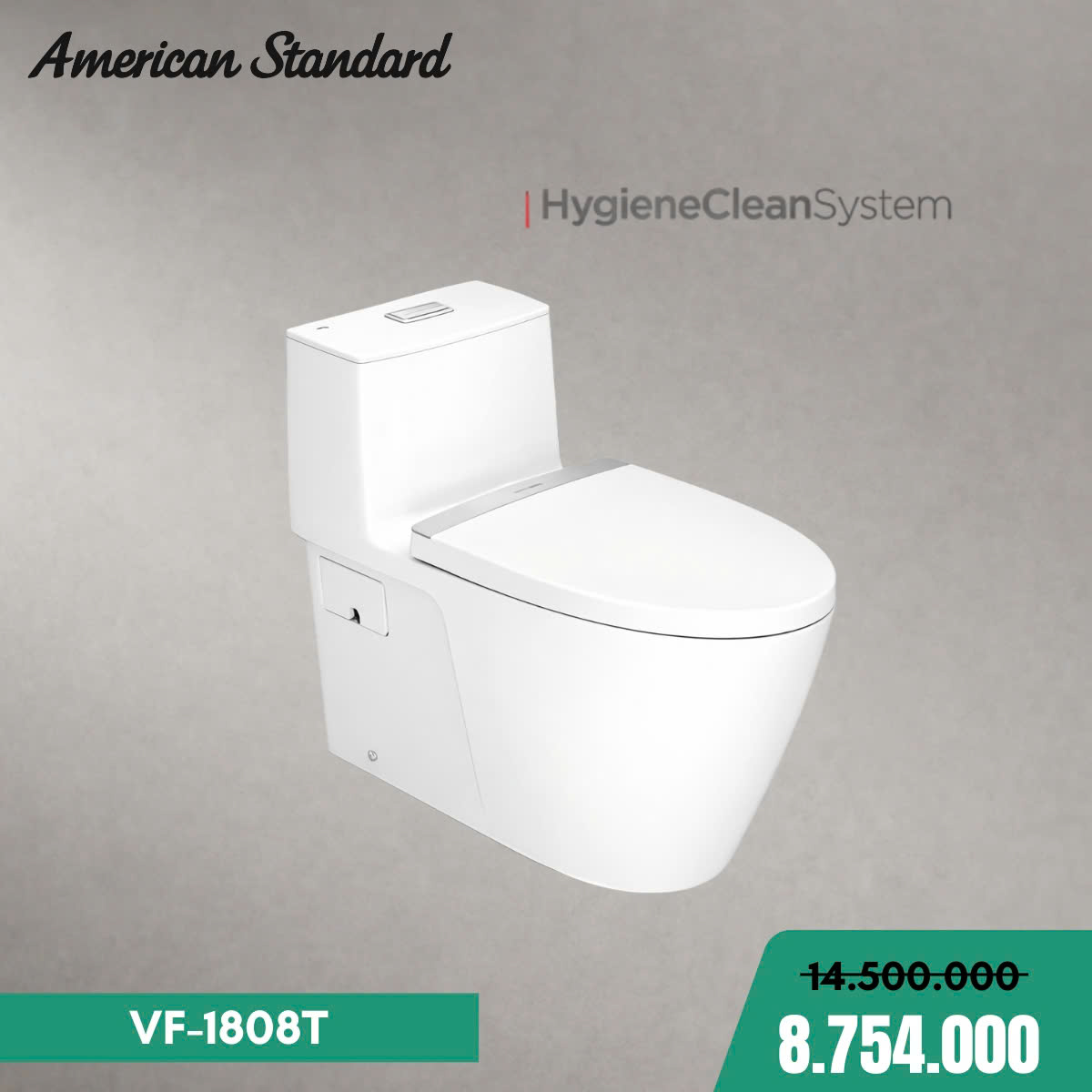 Bồn cầu 1 khối American Standard VF-1808T