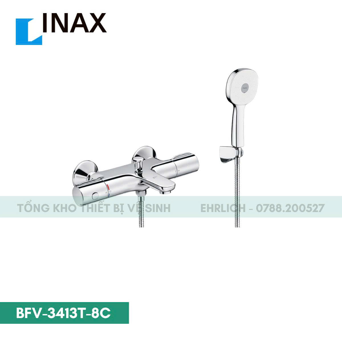 Sen Tắm Nhiệt Độ Inax BFV-3413T-8C Cao Cấp