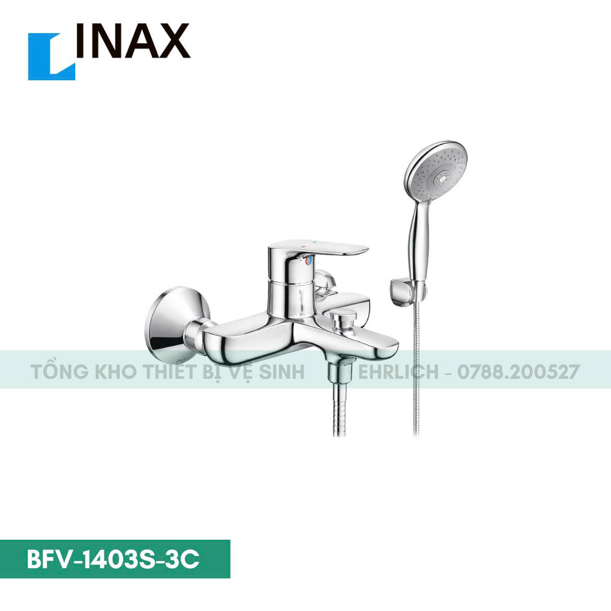 Sen vòi Inax BFV-1403S-3C Nóng Lạnh Massage 5 Chế Độ