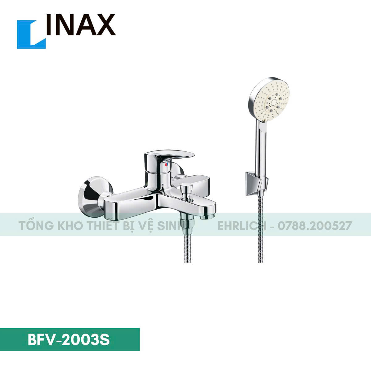 Sen vòi đơn Inax BFV-2003S Nóng Lạnh Cao Cấp