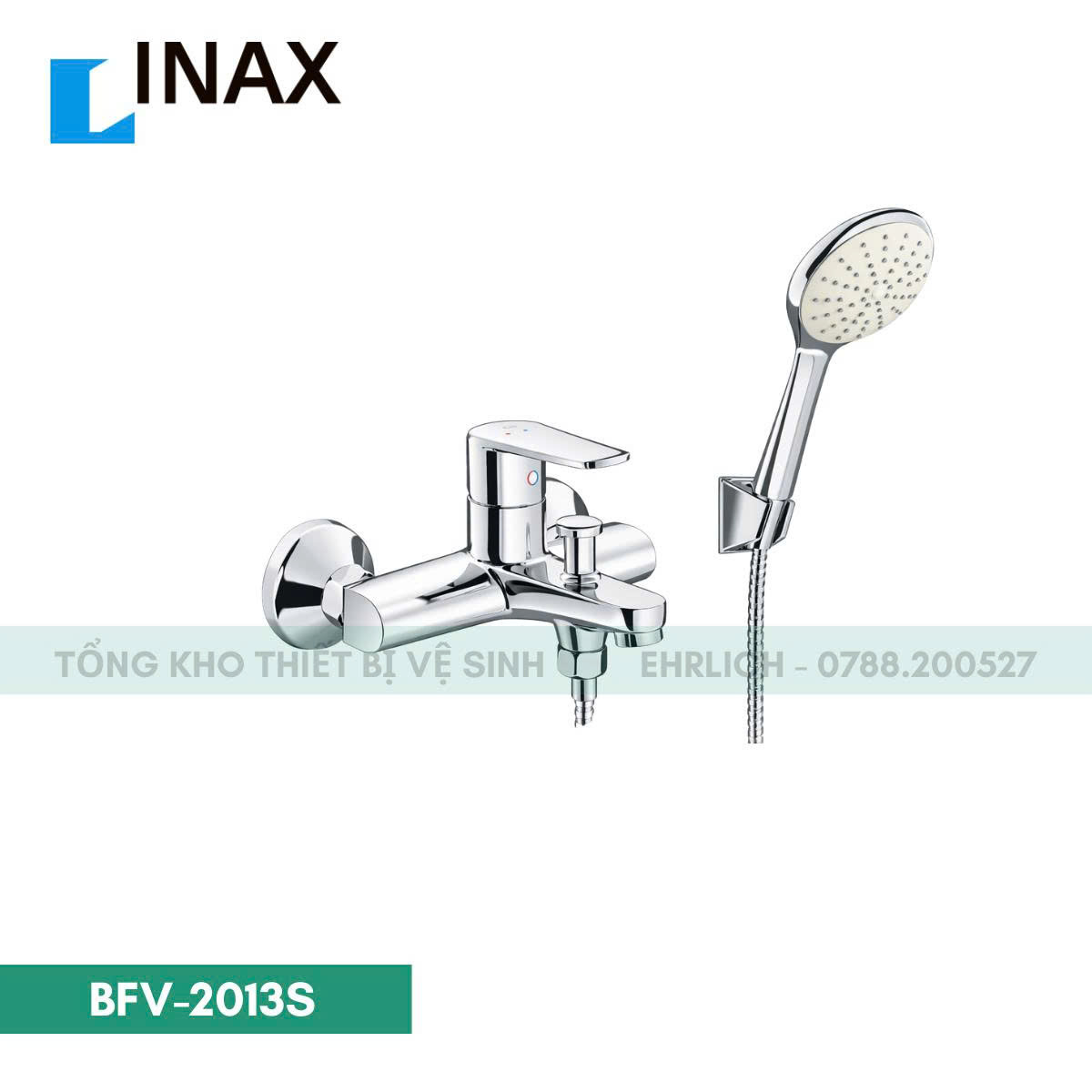 Sen vòi đơn Inax BFV-2013S Nóng Lạnh Cao Cấp