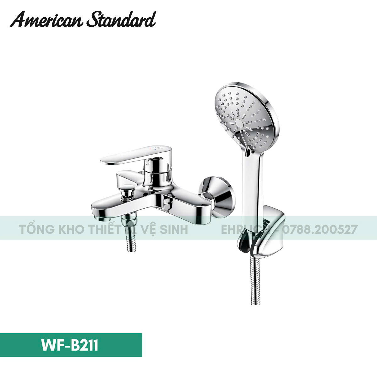 Vòi Sen Tắm American Standard WF-B211 Simplica Nóng Lạnh