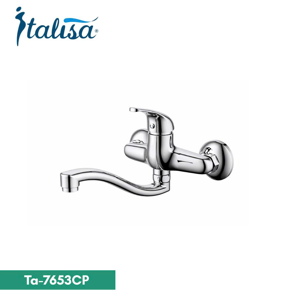 Vòi Rửa Bát Cắm Tường Nóng Lạnh Italisa TA-7653CP