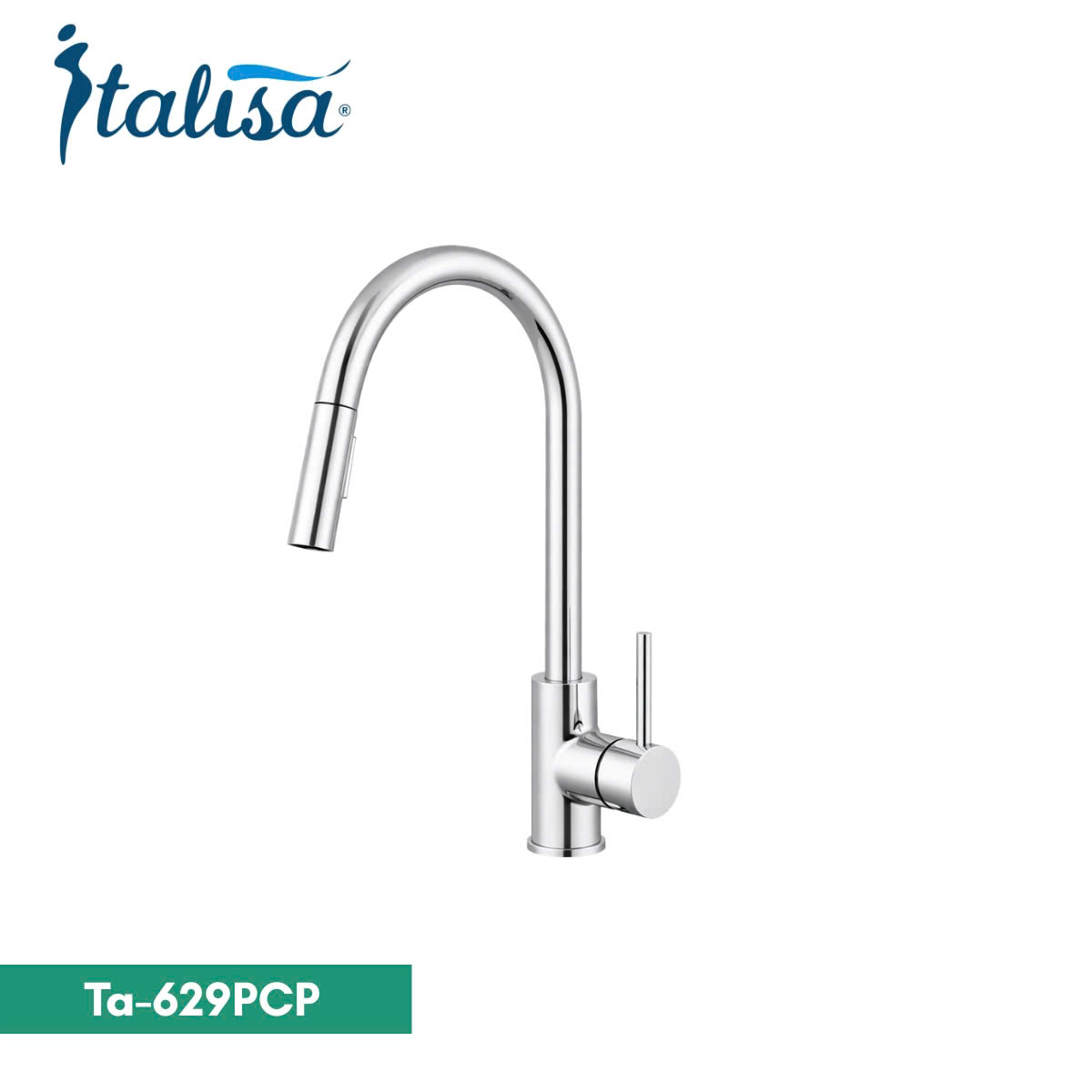 Vòi Rửa Bát Dây Rút Nóng Lạnh Italisa TA-629PCP