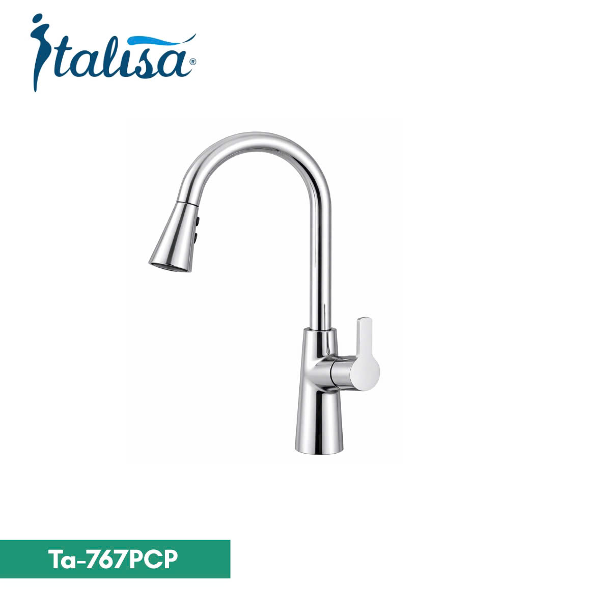 Vòi Rửa Bát Dây Rút Nóng Lạnh Italisa TA-767PCP