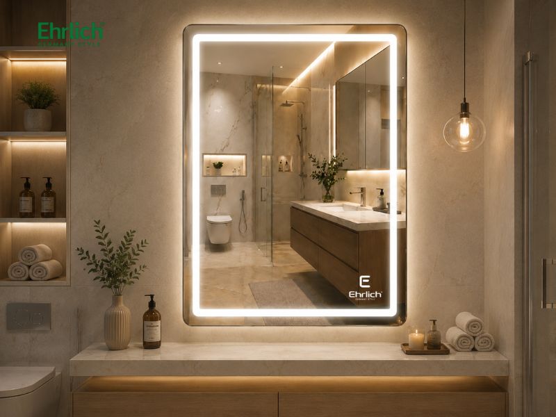 gương LED phôi Bỉ Ehrlich LED-6070