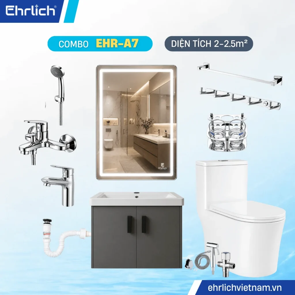 Combo thiết bị vệ sinh EHR-A7