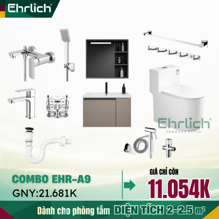 Combo Phòng Tắm EHR-A9