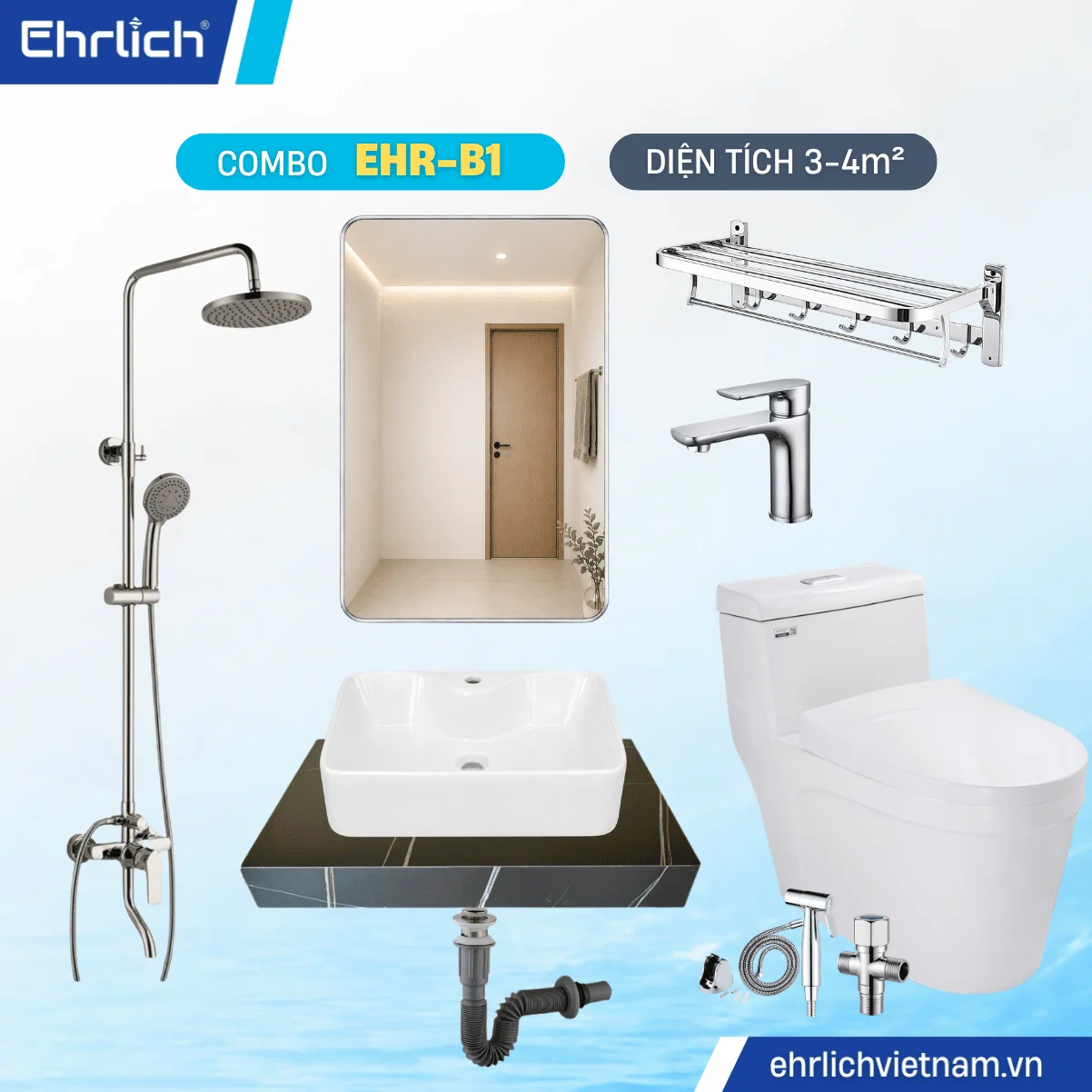Combo Phòng Tắm EHR-B1